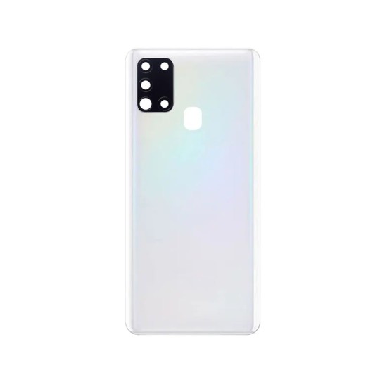 Back Cover+Camera Lens Samsung Galaxy A21s/A217 White Back Cover+Camera Lens Samsung Galaxy A21s/A217 White